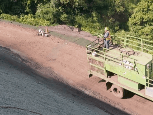 Aplicación mediante hidrosiembra